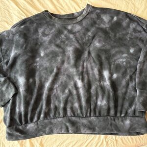 Old Navy Black Tie-Dye Sweatshirt